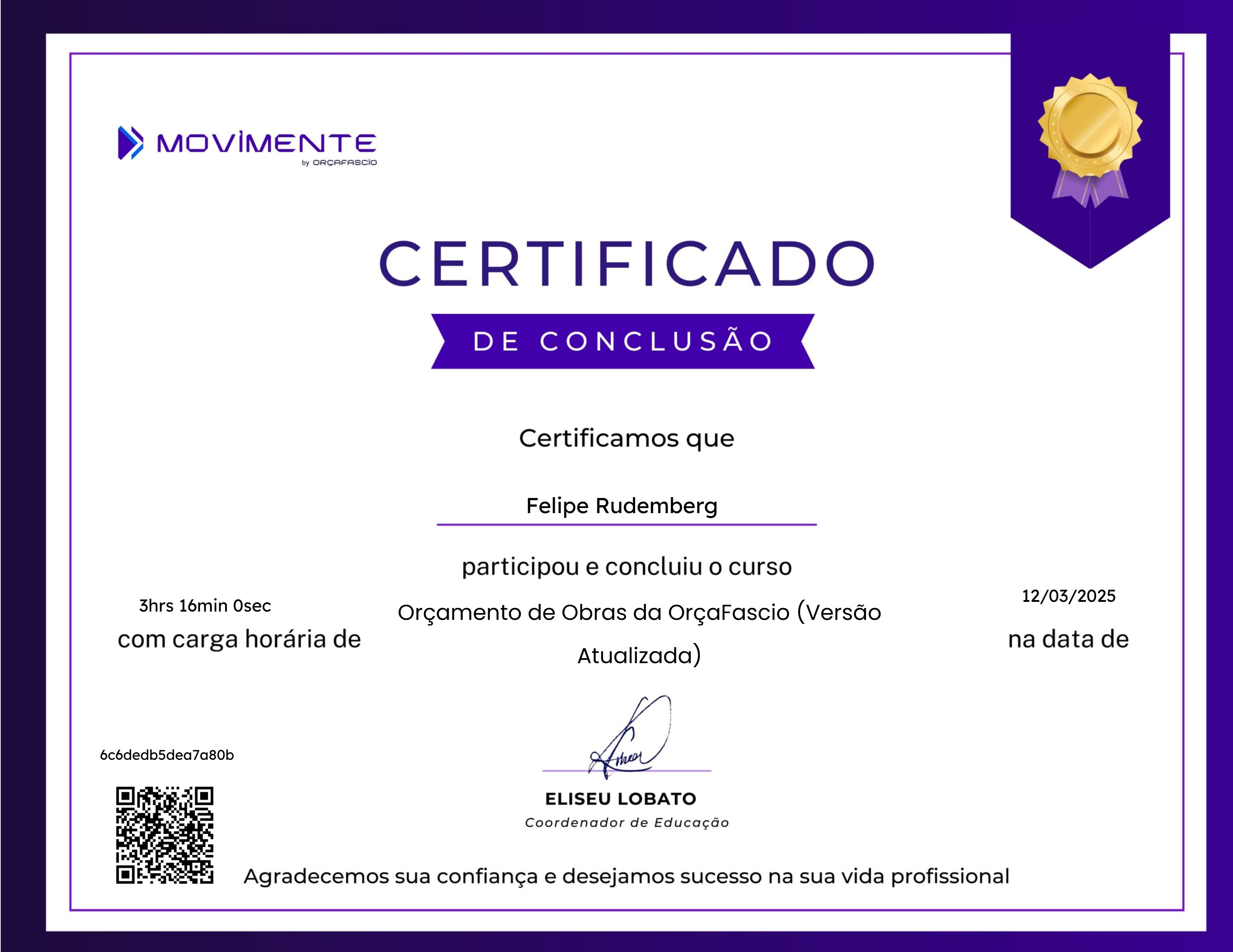 Orçamento de Obras da OrçaFascio